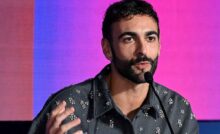 Marco Mengoni che parla